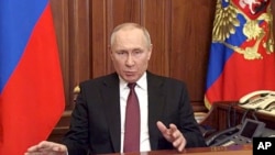 Tổng thống Nga Vladimir Putin. 