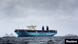 Контейнеровоз компании Maersk (архивное фото) 