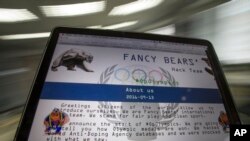 Скриншот сайта российских хакеров Fancy Bears fancybear.net на экране компьютера (архивное фото).