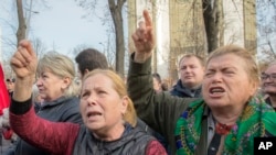 Митинг в поддержку правительства в Кишиневе. 12 ноября 2019 г. 